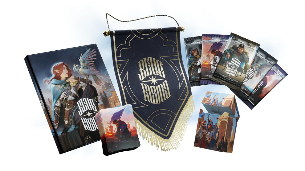 BLUE RISING – Le TCG officiel de la Karmine Corp – Blue Rising