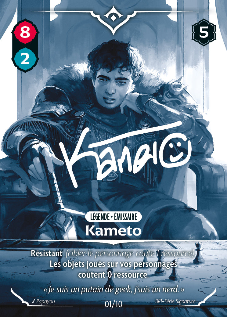 Carte Kameto Mythique : la légende sur 10 exemplaires